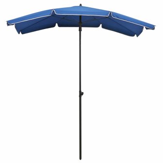 Parasol met paal 200x130 cm azuurblauw 8720286205174 2