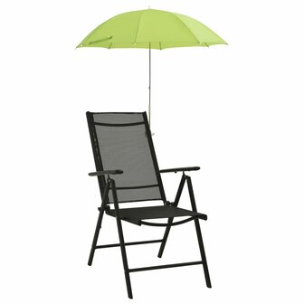 Campingstoelparasols 2 st 105 cm groen 8719883760247 1