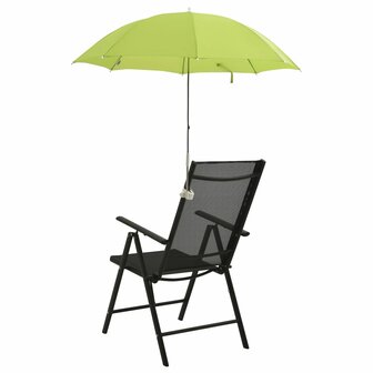 Campingstoelparasols 2 st 105 cm groen 8719883760247 3