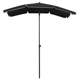 Parasol met paal 200x130 cm zwart 8720286205167 2