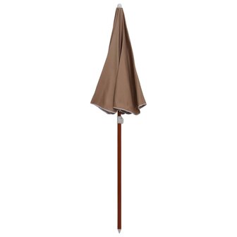 Parasol met stalen paal 180 cm taupe 8719883758800 2