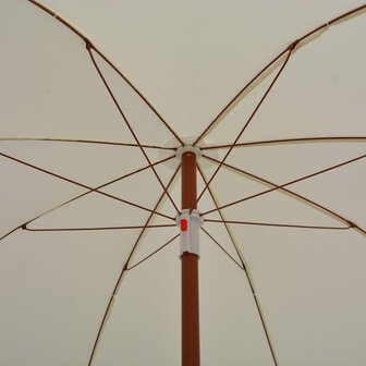 Parasol met stalen paal 240 cm zandkleurig 8719883758787 4