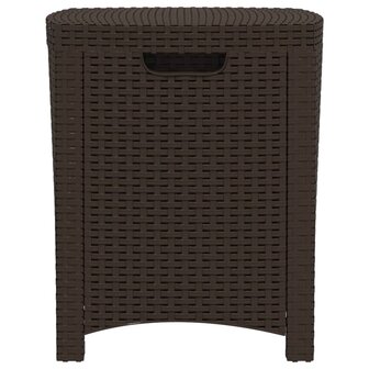 Tuinbox 39x39x46 cm PP rattan bruin 8720286831861 4