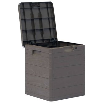 Opbergbox voor in de tuin 90 L bruin 8719883554525 2