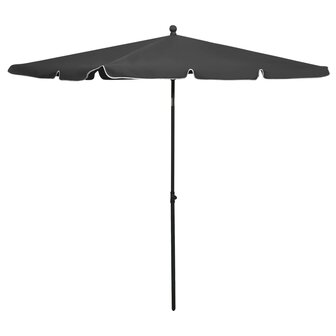 Parasol met paal 210x140 cm antracietkleurig 8720286205044 1