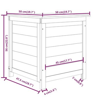 Kussenbox 50x50x56 cm massief vurenhout 8720286996232 7