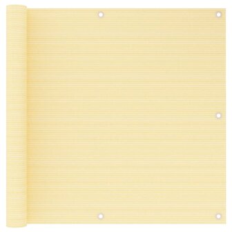 Balkonscherm 90x500 cm HDPE beige 8720286094778 1