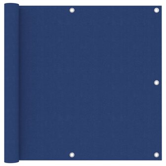 Balkonscherm 90x500 cm oxford stof blauw 8720286118153 1