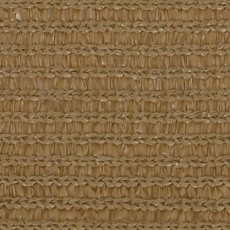 Zonnezeil 160 g/m&sup2; 4,5x4,5x4,5 m HDPE taupe 8720286099889 3