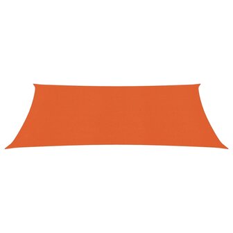 Zonnezeil 160 g/m&sup2; 2,5x3,5 m HDPE oranje 8720286102367 2