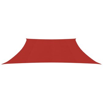 Zonnezeil 160 g/m&sup2; 4/5x3 m HDPE rood 8720286102183 2