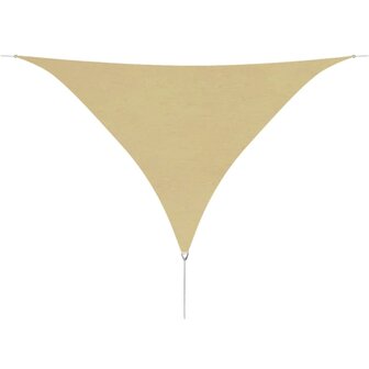 Zonnescherm driehoekig 3,6x3,6x3,6 m oxford stof beige 8718475975458 1