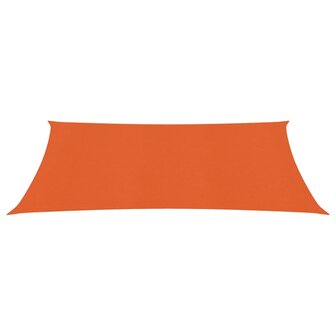 Zonnezeil 160 g/m&sup2; 2,5x4 m HDPE oranje 8720286102374 2