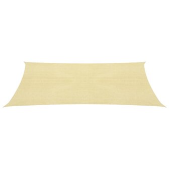 Zonnezeil 160 g/m&sup2; 3x6 m HDPE beige 8720286096932 2