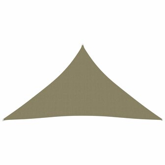 Zonnescherm driehoekig 4x5x5 m oxford stof beige 8720286119808 2