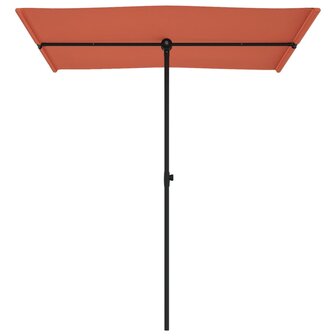 Parasol met aluminium paal 180x110 cm terracottakleurig 8719883763415 4