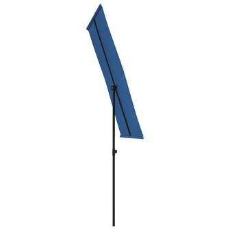 Parasol met aluminium paal 180x110 cm azuurblauw 8719883763439 5