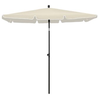 Parasol met paal 210x140 cm zandkleurig 8720286205020 2