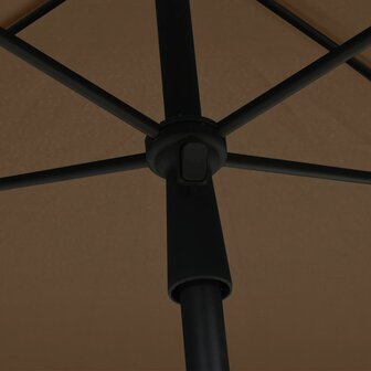 Parasol met paal 210x140 cm taupe 8720286205051 5