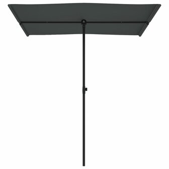 Parasol met aluminium paal 180x110 cm antraciet 8719883763385 4