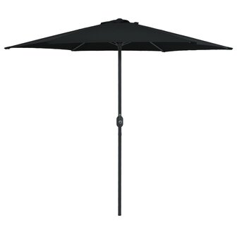 Parasol met aluminium paal 270x246 cm zwart 8719883763583 1