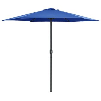 Parasol met aluminium paal 270x246 cm azuurblauw 8719883763590 1