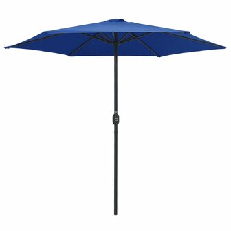 Parasol met aluminium paal 270x246 cm azuurblauw 8719883763590 2