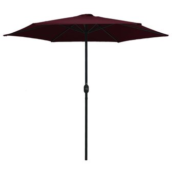 Parasol met aluminium paal 270x246 cm bordeauxrood 8719883763569 2