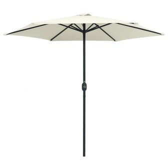 Parasol met aluminium paal 270x246 cm zandwit 8719883763538 2