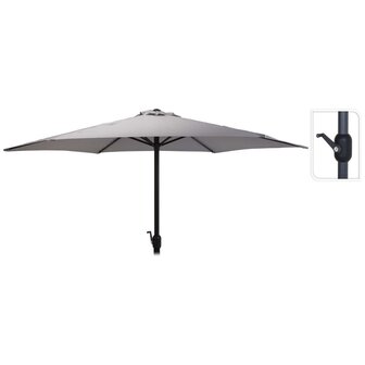 ProGarden Parasol Monica 270 cm lichtgrijs 8719987799402 1