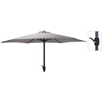 ProGarden Parasol Monica 270 cm lichtgrijs 8719987799402 2