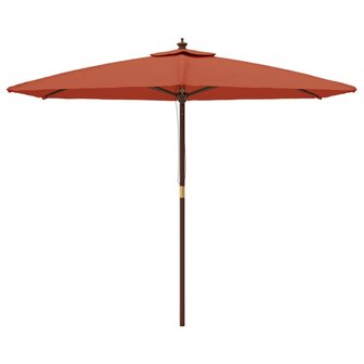 Parasol met houten paal 299x240 cm terracottakleurig 8720845760564 3