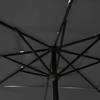 Parasol 3-laags met aluminium paal 2,5x2,5 m antracietkleurig 8720286165201 5