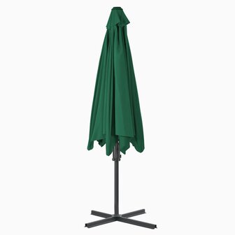 Parasol met stalen paal 300 cm groen 8718475711377 4