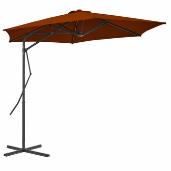 Parasol met stalen paal 300x230 cm terracottakleurig 8720286114957 1