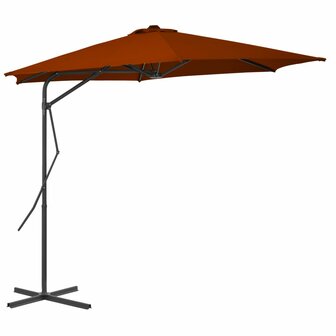 Parasol met stalen paal 300x230 cm terracottakleurig 8720286114957 2