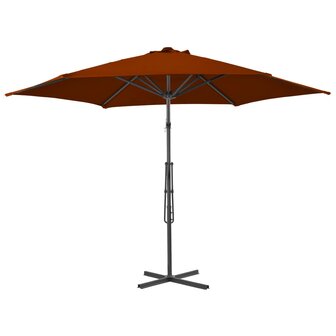 Parasol met stalen paal 300x230 cm terracottakleurig 8720286114957 3