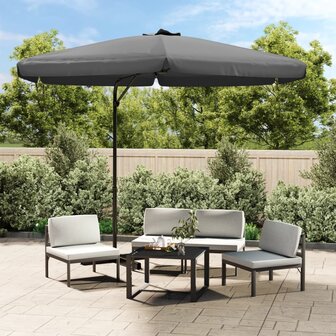 Parasol met stalen paal 300x250 cm antraciet 8719883763224 1