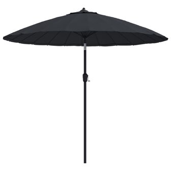 Parasol met aluminium paal 270 cm zwart 8719883763187 2