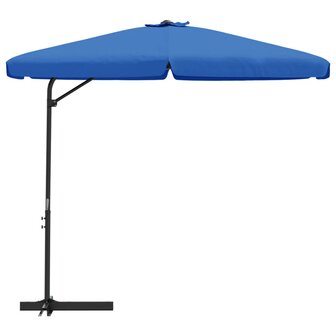 Parasol met stalen paal 300 cm azuurblauw 8719883763279 3