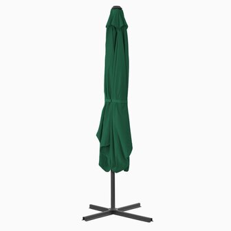 Parasol met stalen paal 250x250 cm groen 8718475711339 3