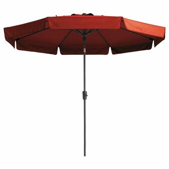 Madison Parasol Flores Luxe rond 300 cm steenrood 8713229077532 1