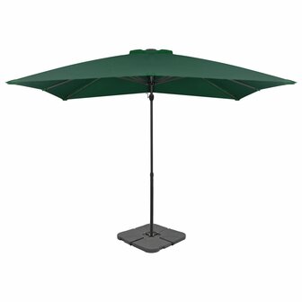 Parasol met draagbare voet groen 8719883591773 1