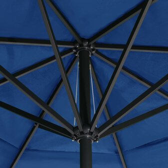 Parasol met aluminium paal 500 cm azuurblauw 8719883763774 5