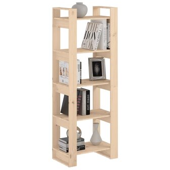 Boekenkast/kamerscherm 60x35x160 cm massief grenenhout 8720286905272 5