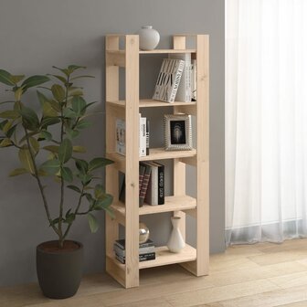 Boekenkast/kamerscherm 60x35x160 cm massief grenenhout 8720286905272 6