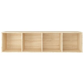 Boekenkast/tv-meubel 36x30x143cm bewerkt hout sonoma eikenkleur 8719883673080 9