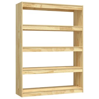 Boekenkast / kamerscherm 100x30x135,5 cm massief grenenhout 8720286609187 2