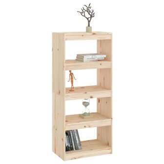 Boekenkast/kamerscherm 60x30x135,5 cm massief grenenhout 8720286608685 4