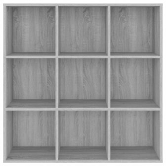 Boekenkast 98x29x97,5 cm grijs sonoma eikenkleurig 8720286954348 3